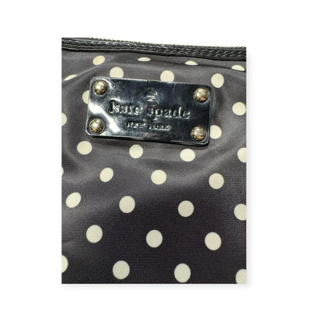 Kate Spade Nylon Calista Laptop Tote Bag Shoulder Bag Travel School Polka Dot